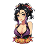Lisa, the Charm of Autumn - Sticker - Under 3$