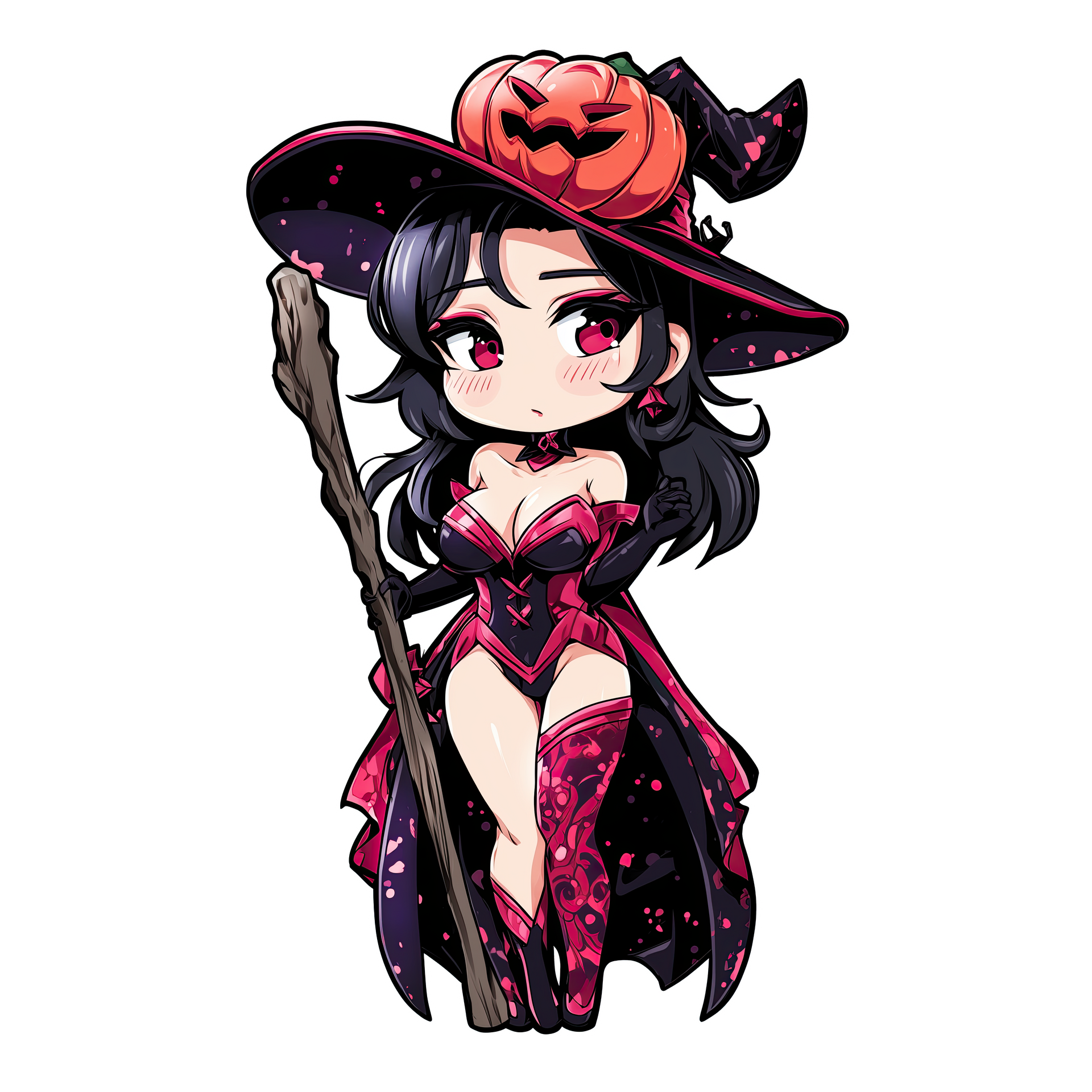 Mizka the Red Witch of Halloween