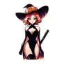 Ashka Halloween Witch Stickers Under $3