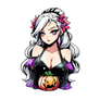 Elyra the Hypnotist of Halloween stickers under $3