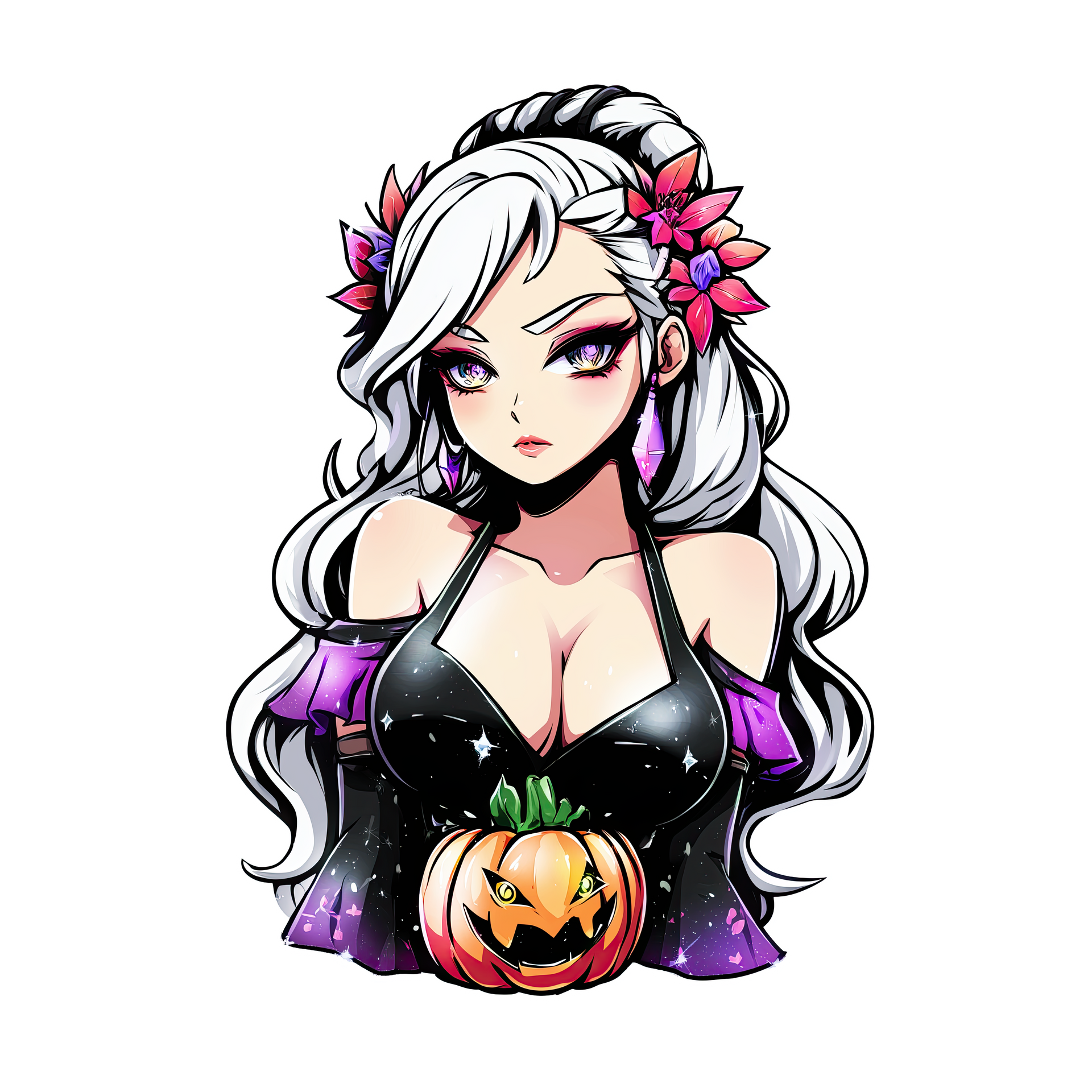 Elyra the Hypnotist of Halloween stickers under $3