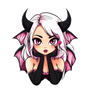 Virelle the Succubus Affordable stickers under $3