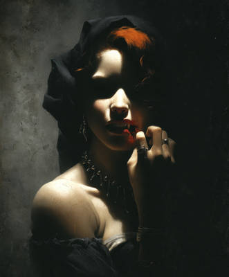 I Am What I Hide - Chiaroscuro Vampire Woman