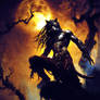 Chiaroscuro - Dark Fantasy Black Cat in Forest