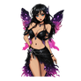 Galaxy Fairy Dark Fantasy Winged Sorceress sticker