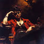 The Wall of Thought - Chiaroscuro Oil Painting