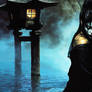 Banshee Kunoichi - fantasy visceral chiaroscuro
