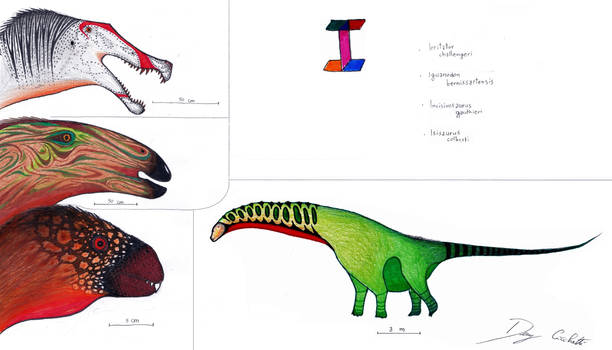 The Dinosaur Alphabet: I