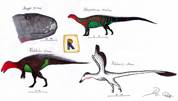 The Dinosaur Alphabet: R