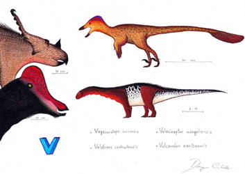 The Dinosaur Alphabet: V