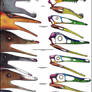 Piscivorous theropods / Skull comparison