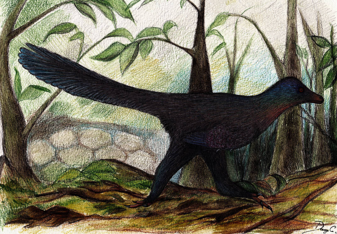 Running Rainbowraptor by Dennonyx on DeviantArt