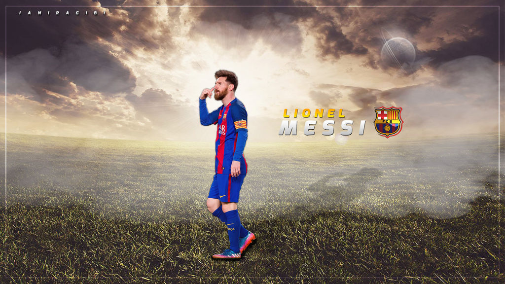 Lionel Messi // Wallpaper by JaniGraphics on DeviantArt