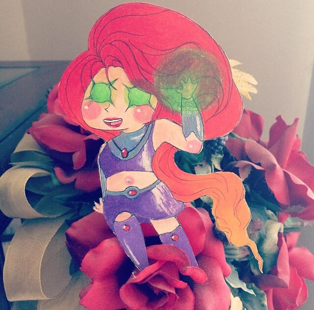 Starfire sprite by Pear3 on DeviantArt