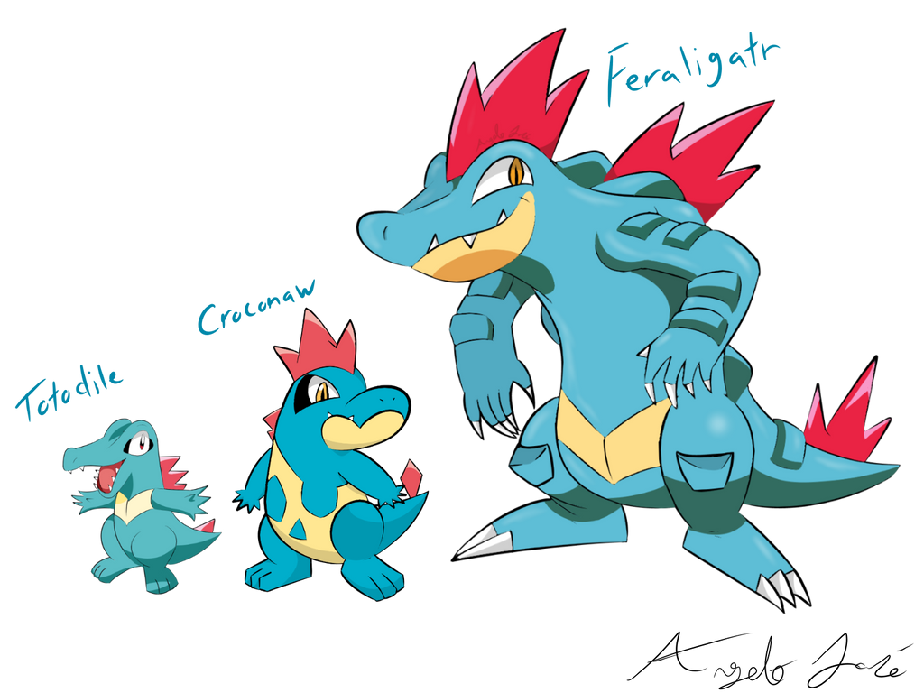 Totodile Evolution Line By Mrgelo97 On Deviantart Totodile Evolution Line By Mrgelo97 On Deviantart
