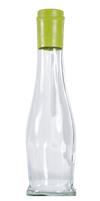 Glass bottle.