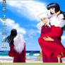 InuYasha and Kikyou desktop