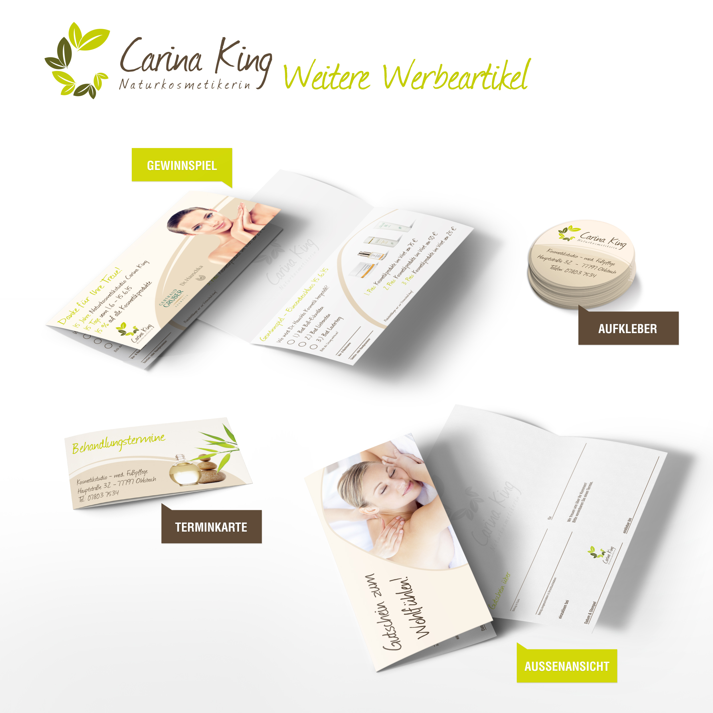 Carina King - Werbeartikel