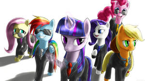 The Mane 6, Suited and Suave