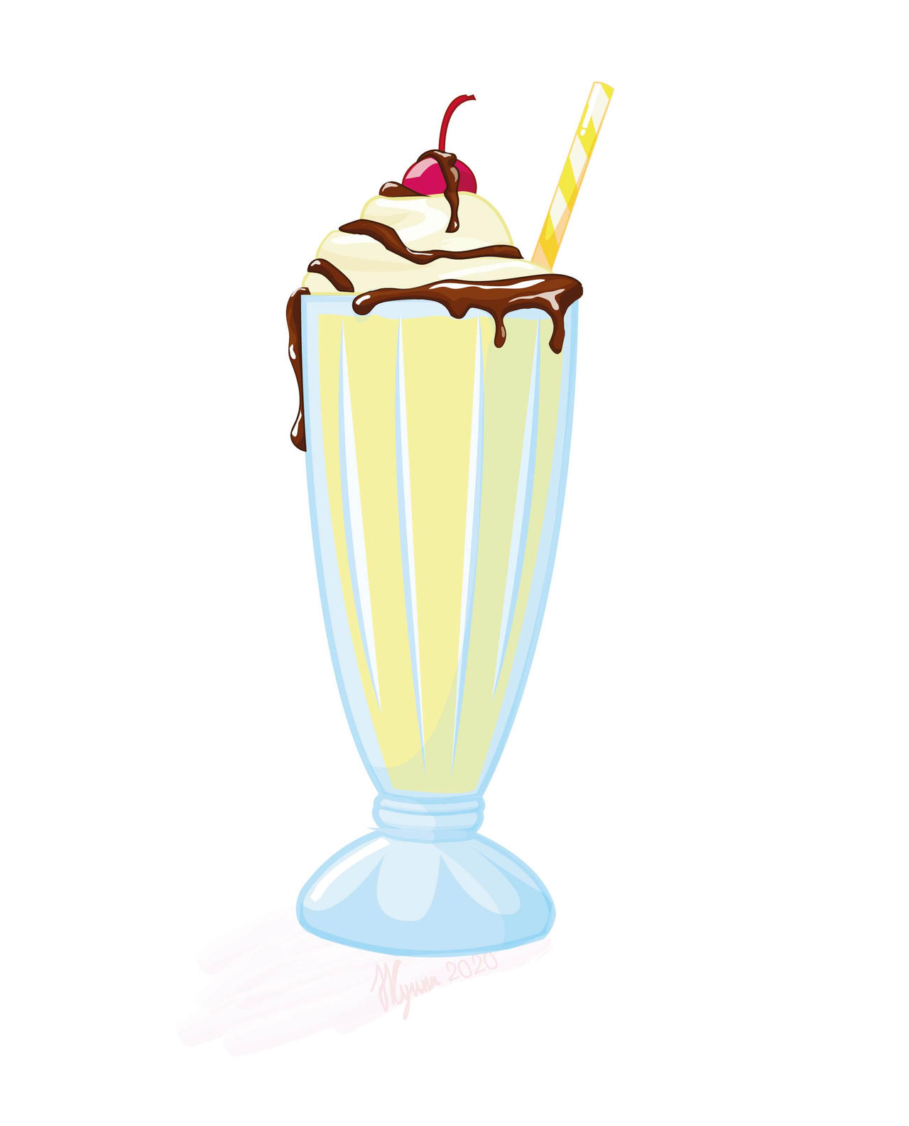 milkshake by NatalySweeneyart on DeviantArt