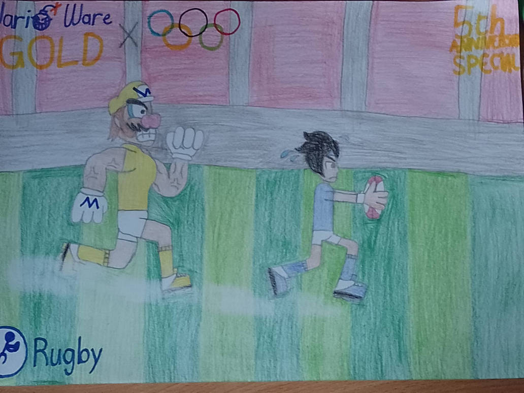 Disney World Rugby Deviantart Wario's Olympic games: Rugby by poidevinleo68 on DeviantArt