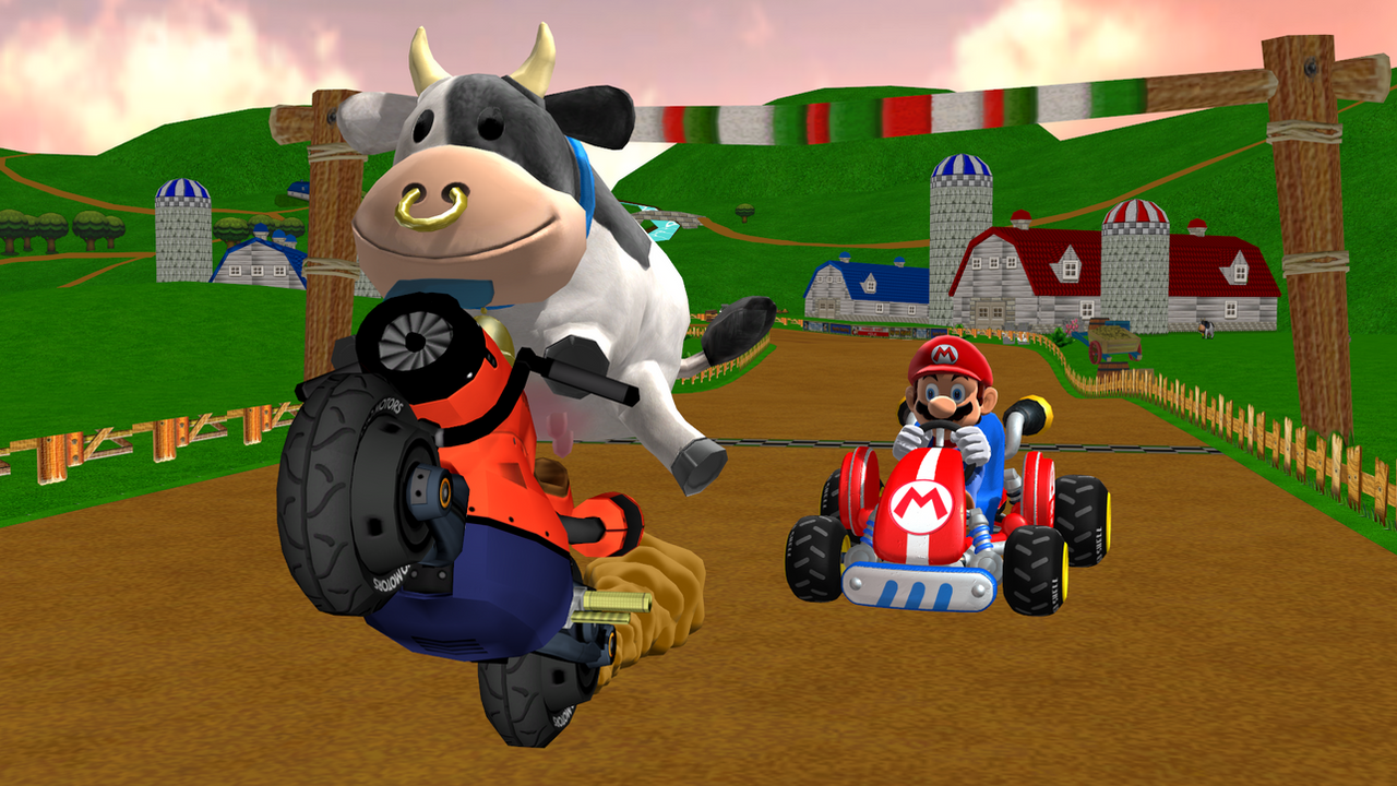 Ra Riding Cow Racing against... A COW?! by poidevinleo68 on DeviantArt