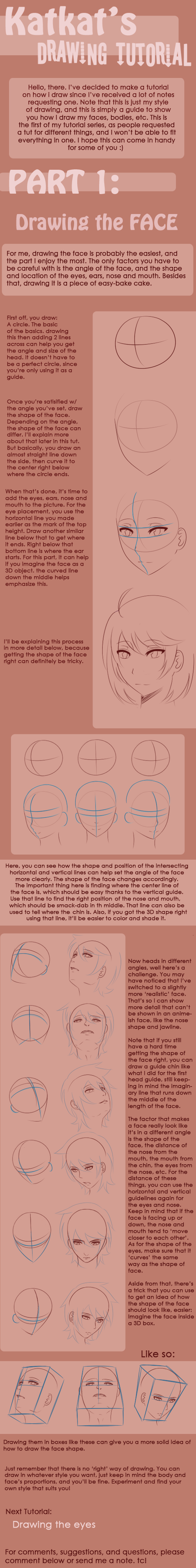 Drawing Tutorial - Face by Katkat-Tan on DeviantArt