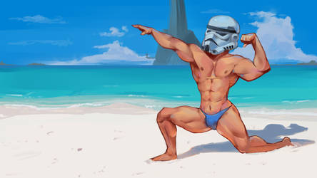 Beach Stormtrooper