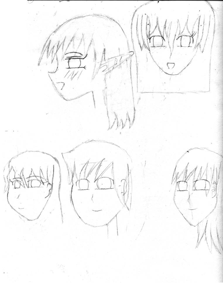 anime girl head pratice 2 by chaoschrome on DeviantArt