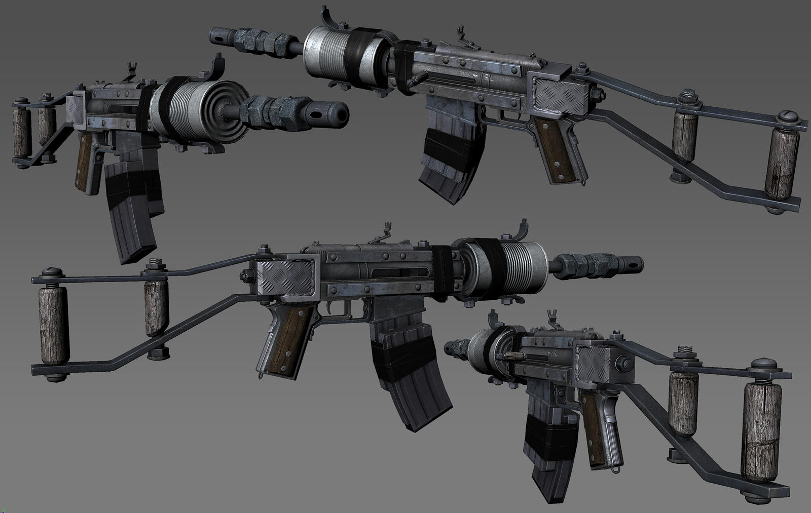 Deviantart Assault Rifle Homemade Assault Rifle by the-araon on DeviantArt