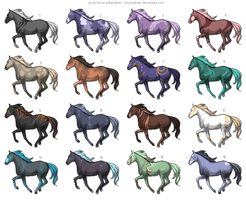 Pixel horse adopties