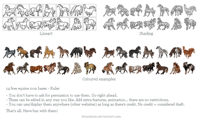 14 free icon bases