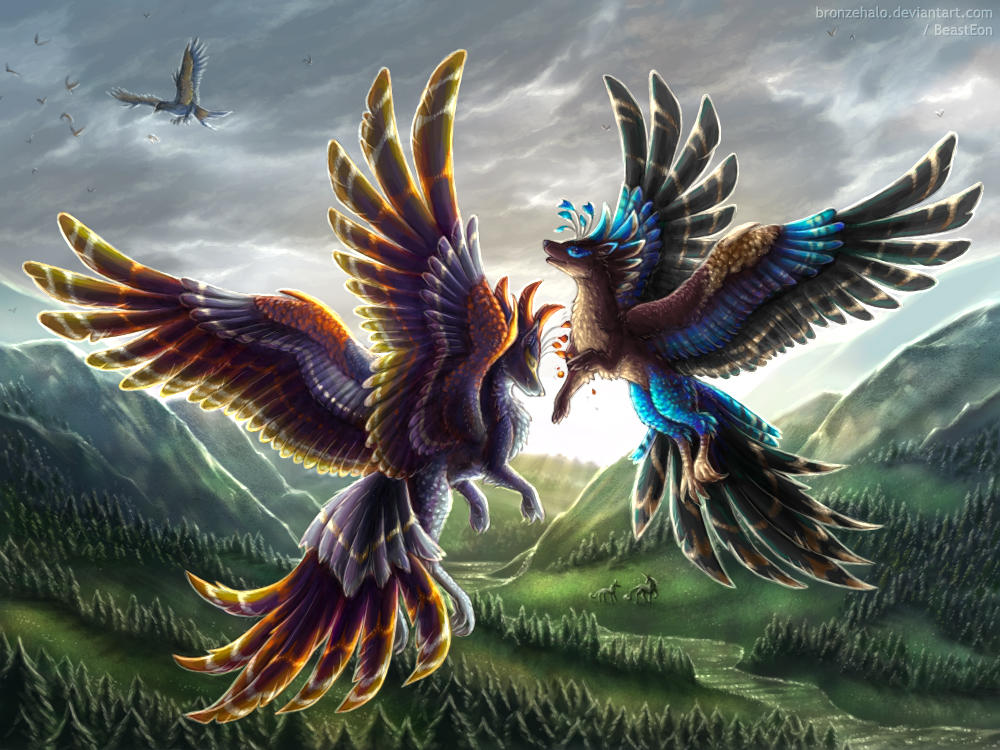 Symurghs by BronzeHalo on DeviantArt