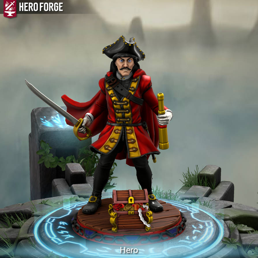 Hero forge captain hook by ysidromerlinus on DeviantArt