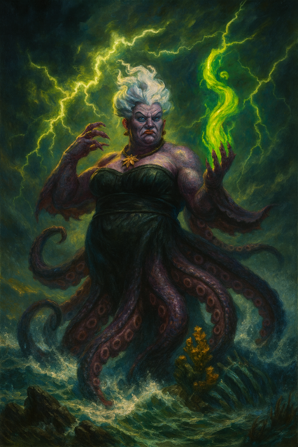 Abstract Ursula Ursula Disney by ysidromerlinus on DeviantArt