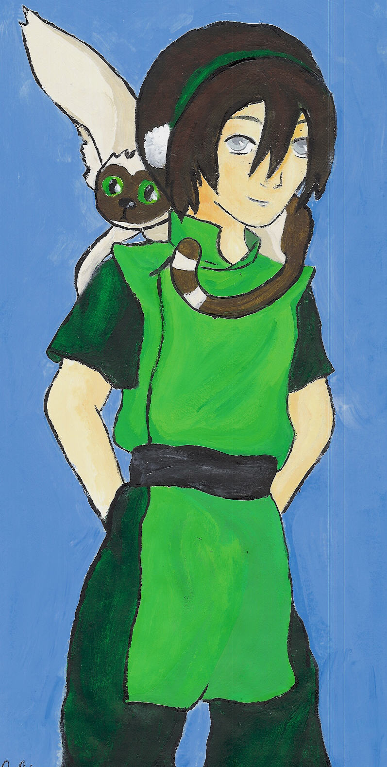 Toph and Momo