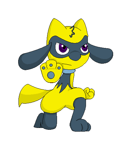 New Shiny riolu character by yoshi12345786 on DeviantArt