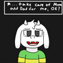 Asriel sadness