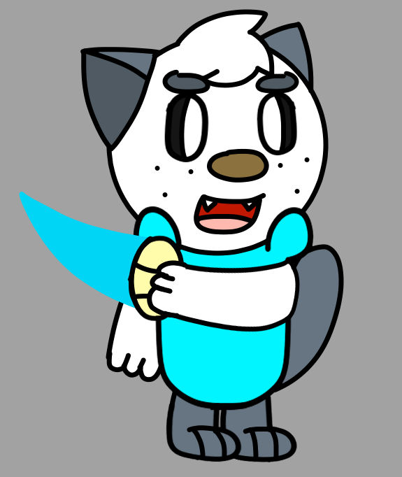 Oshawott using razorshell by yoshi12345786 on DeviantArt