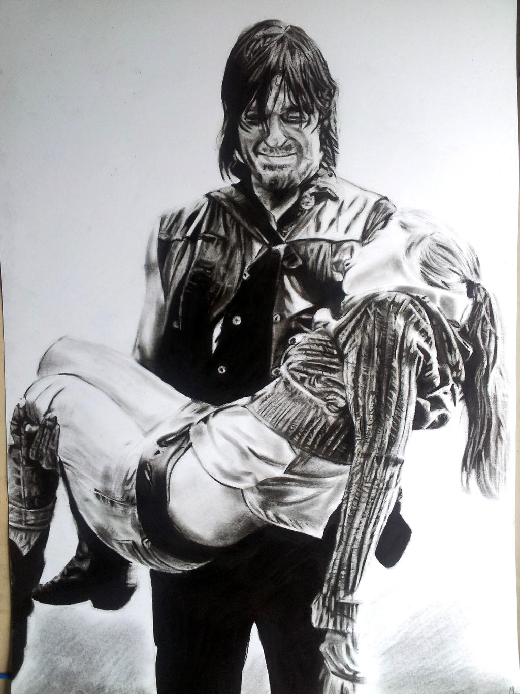 Daryl and Beth from the walking dead