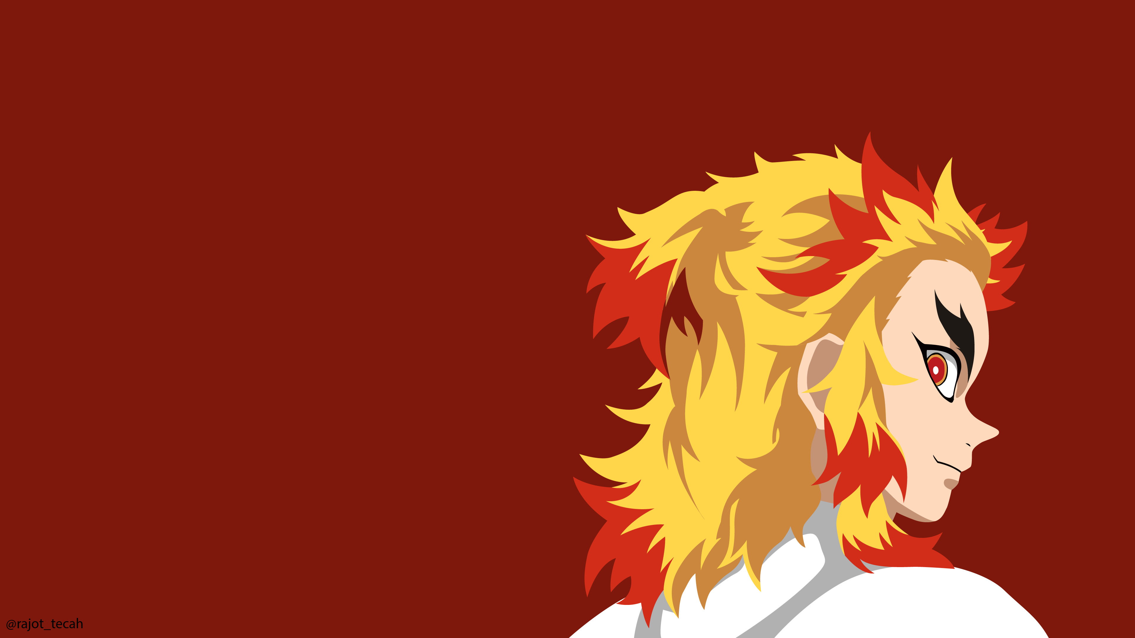 Rengoku minimalist by Teka230 on DeviantArt