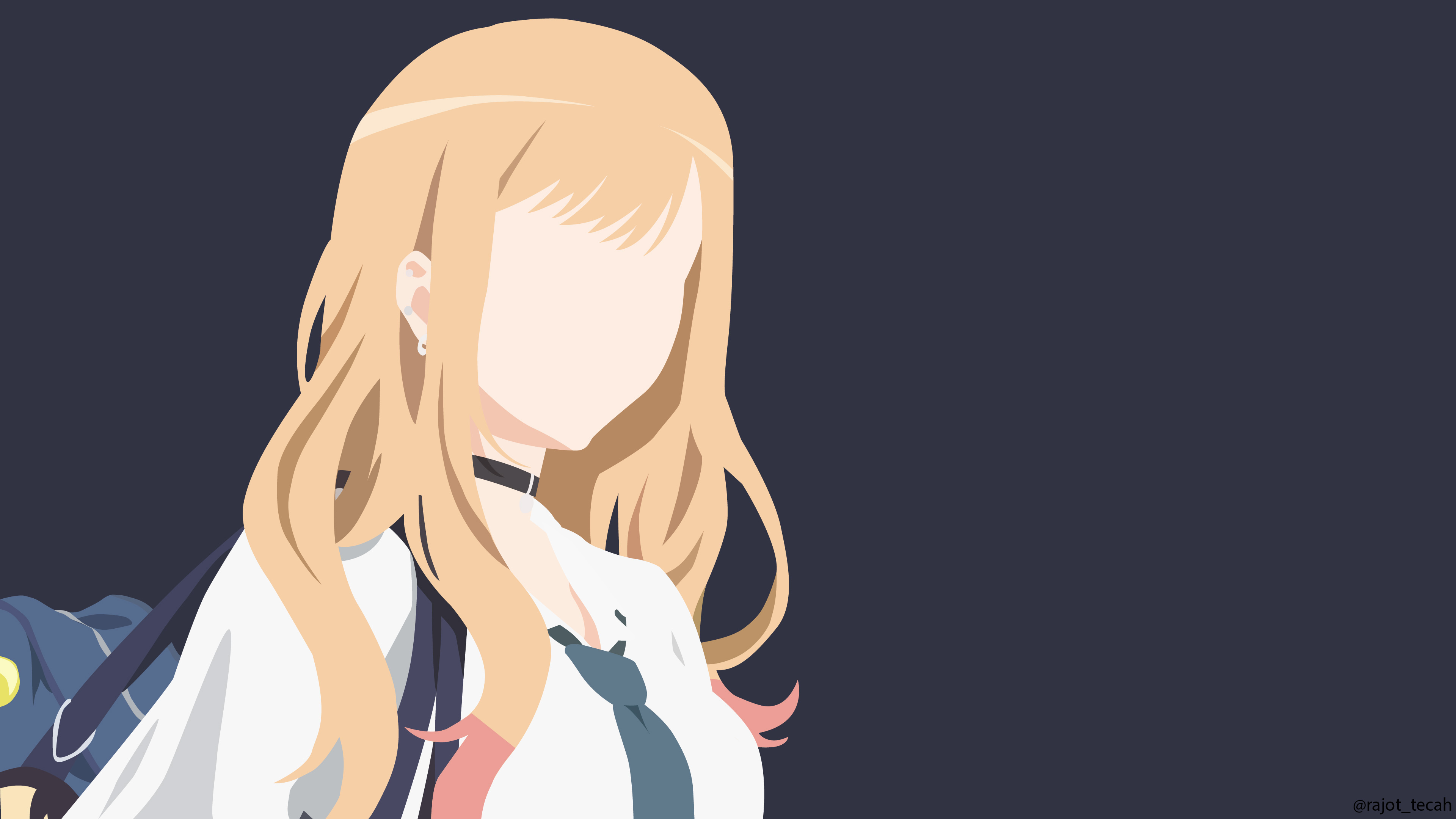Marin Kitagawa | Minimalist Wallpaper by Teka230 on DeviantArt Marin Kitagawa | Minimalist Wallpaper by Teka230 on DeviantArt
