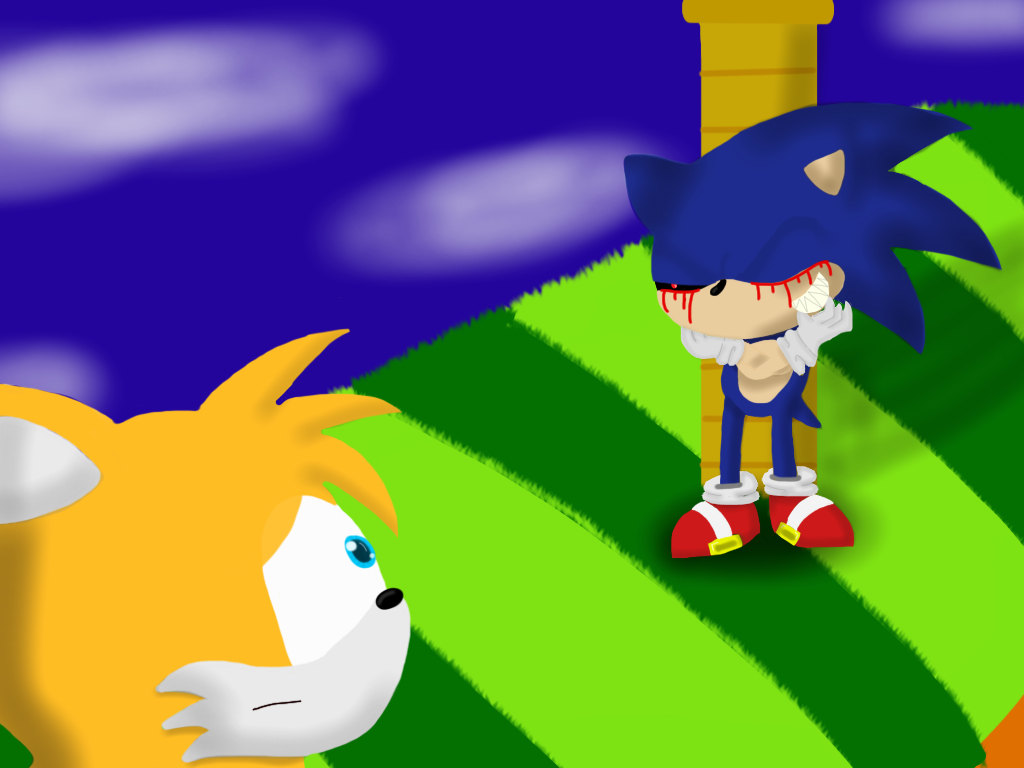 Sonic exe green hill zone edited by me by Pinkieisapartyanimal on