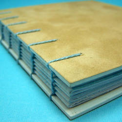 Suede Texture Coptic Notebook