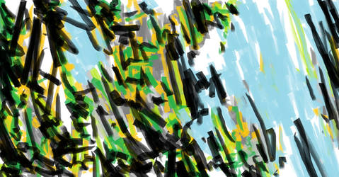 Fuji scribble landscape 5.