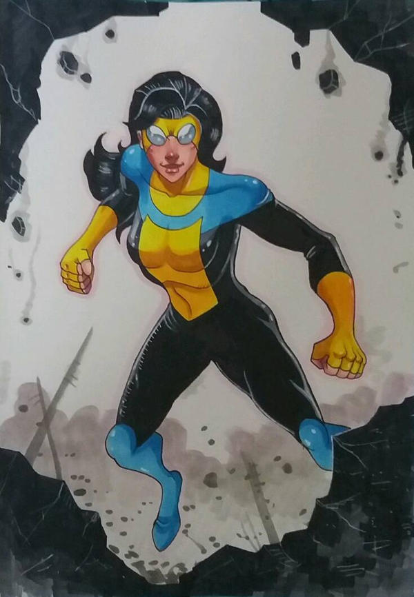 female invincible by vitowan on DeviantArt