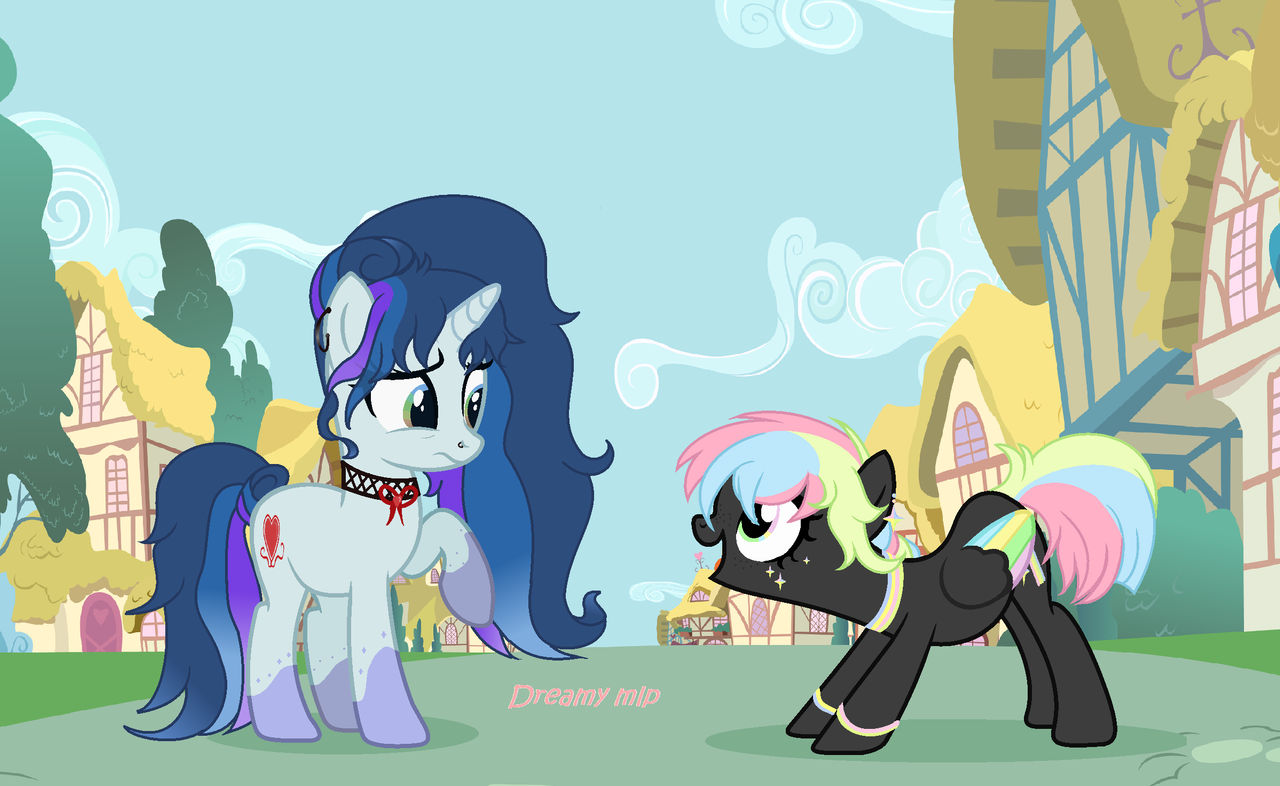 MLP Reddish blue and Me by lovelycristal on DeviantArt