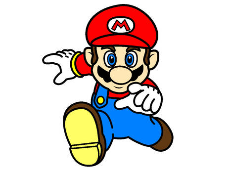 My Colouring Of Super Mario