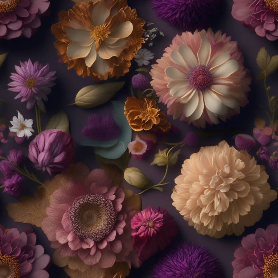 Seamless Flowers Textures (3) by Cip3000 on DeviantArt