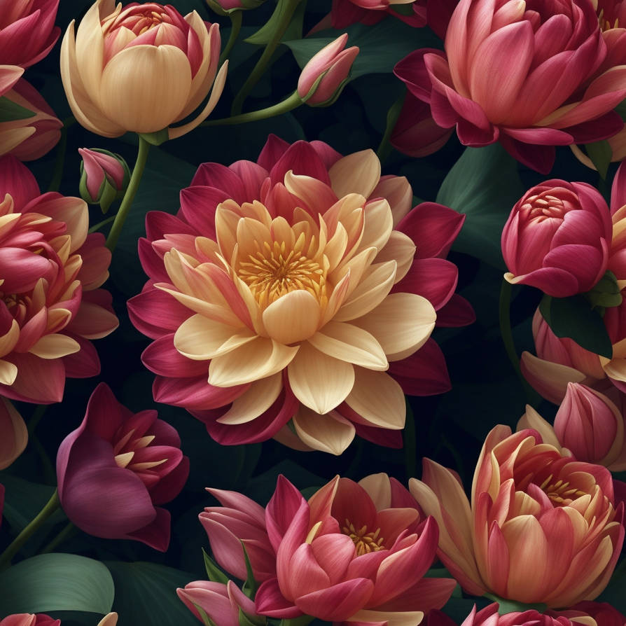Seamless Flowers Textures (15) by Cip3000 on DeviantArt